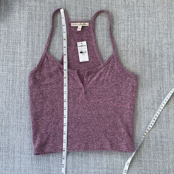 Express 90’s Crop Split Top Tank Top - Picture 4 of 7